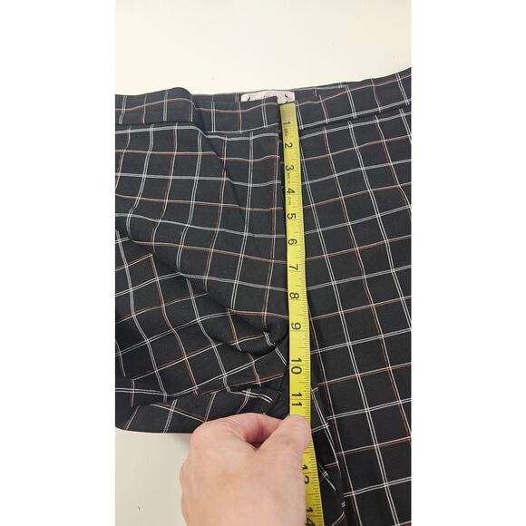 Nanette Lepore very black plaid statement trousers pants EUC s14 career casual - Picture 6 of 9